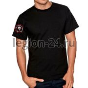 Футболка группа Вагнера на плече