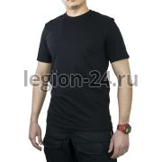 Футболка черного цвета, х/б