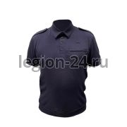 Футболка поло темно-синяя