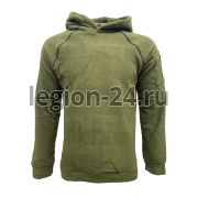 Толстовка с капюшоном флисовая, олива
