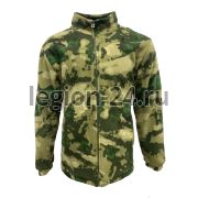 Кофта флисовая иск. мех, мох