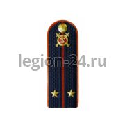Погоны Лейтенант МВД (Иссиня-черный, пластик)