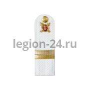 Погоны Младший Сержант МВД (белые, пластик)