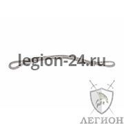 Шнур на фуражку м/н серебро
