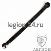 Ремешок черный лакированный на фуражку