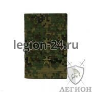 Фальш-погоны зеленый пиксель прапорщик