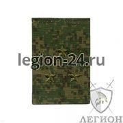 Фальш-погоны зеленый пиксель старший лейтенант