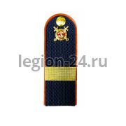 Погоны Старший Сержант МВД (иссиня-черный, пластик)