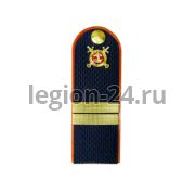 Погоны Младший Сержант МВД (иссиня-черный, пластик)