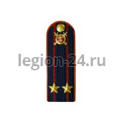 Погоны Подполковник МВД (иссиня-черный, пластик)