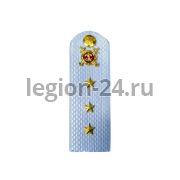 Погоны Старший Прапорщик МВД (светло-голубой, пластик)