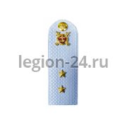 Погоны Прапорщик МВД (светло-голубой, пластик)