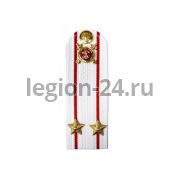 Погоны Подполковник МВД (белые, пластик)