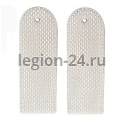Погоны Полиции белые (чистые, пластик)