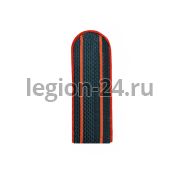Погоны МЧС 2 пр. синие (пластик)