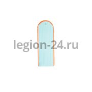 Погоны МЧС голубые (чистые, пластик)