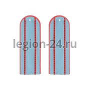 Погоны МЧС 2 пр. голубые (пластик)