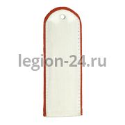 Погоны МЧС белые (чистые, пластик)