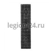 Лычка пластик 10x45 черная