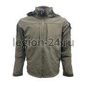 Куртка-ветровка тактика, (графит/софтшел)