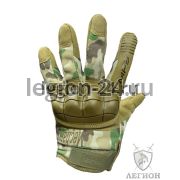Перчатки тактические M-PACT с защитой (мультикам)