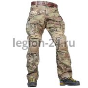 Брюки тактические Комбат-2 с защитой, мультикам
