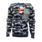 Джемпер синий камуфляж