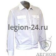 Рубашка мужская, белая длинный рукав (без липучки)