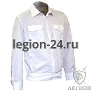 Рубашка женская, белая длинный рукав (без липучки)