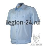 Рубашка Полиция кор. рукав голубая